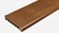 Ступень полуполнотелая Groentec 3000x175x25 мм с капиносом, Дуб