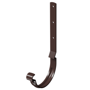 Карнизный крюк для желоба длинный Docke Stal Premium, шоколад